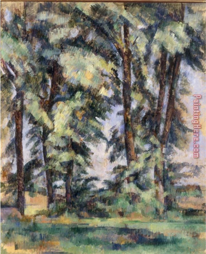 Paul Cezanne Grands Arbres Au Jas De Bouffan C 1890